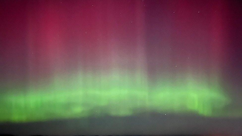 northern lights in Perth