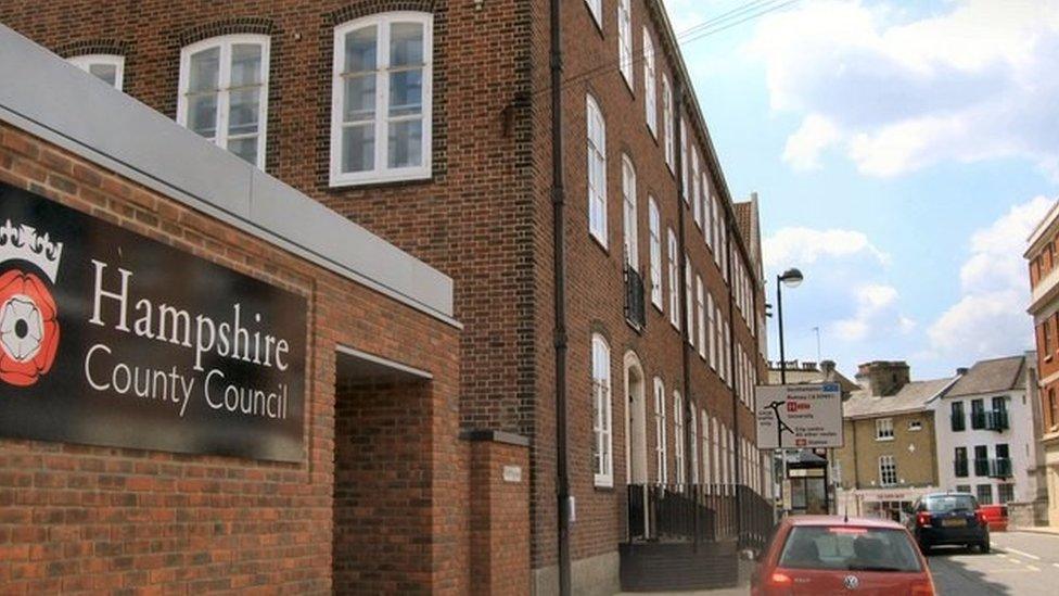 Hampshire County Council offices in Winchester