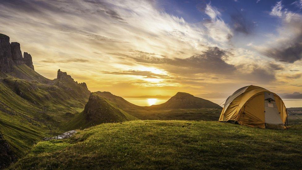 Wild camping