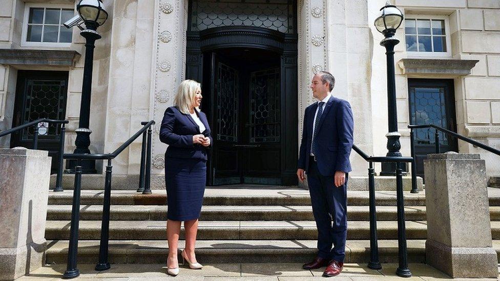 Michelle O'Neill and Paul Givan