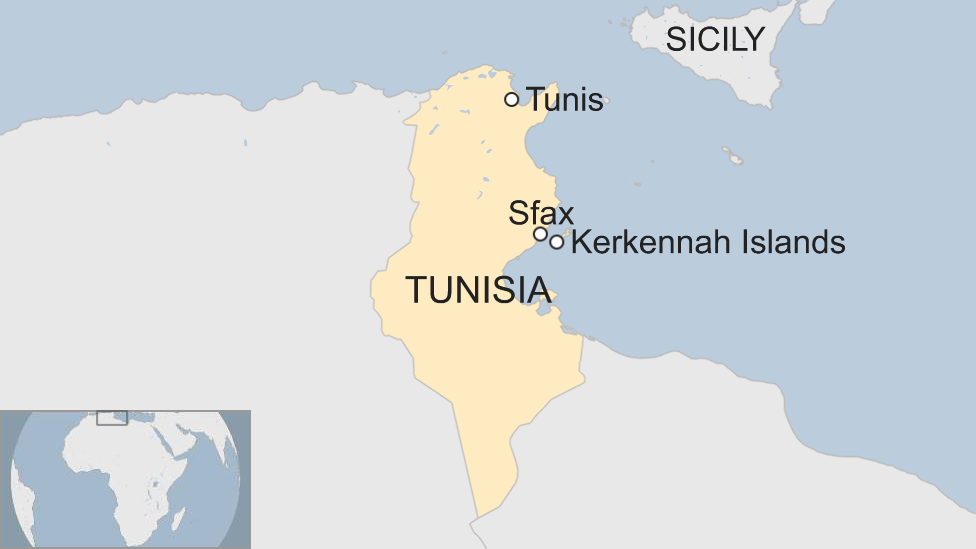 Tunisia map