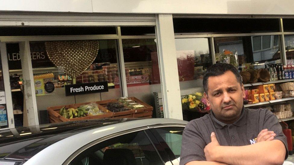 Convenience store owner Paul Cheema