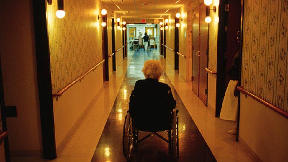 woman in wheelchair