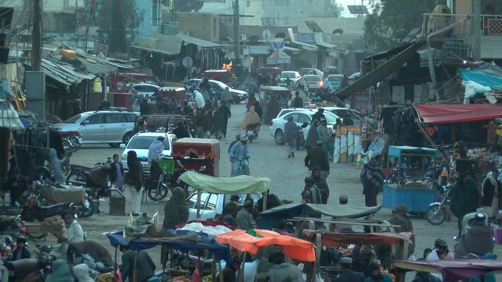 Lashkar Gah is as busy as ever, but under the surface there's an edginess that's hard to miss