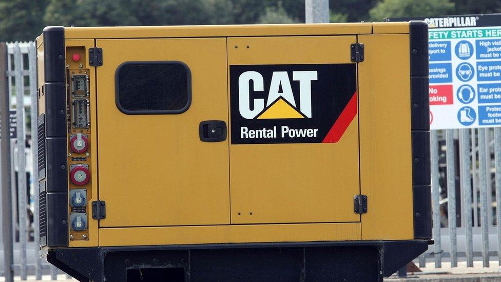 Caterpillar unit