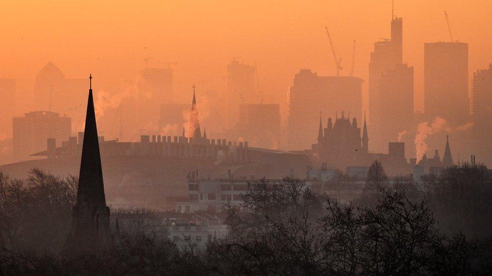 Smog in London