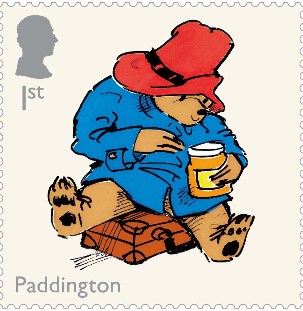 Paddington Bear stamp