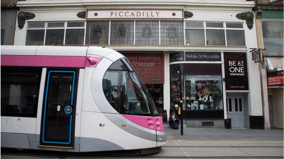 West Midlands Metro tram