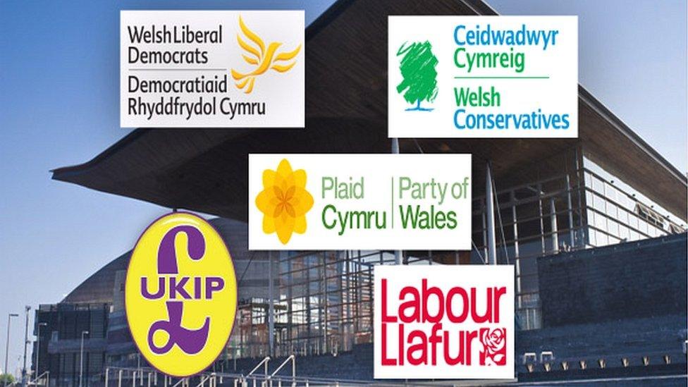 Political party logos