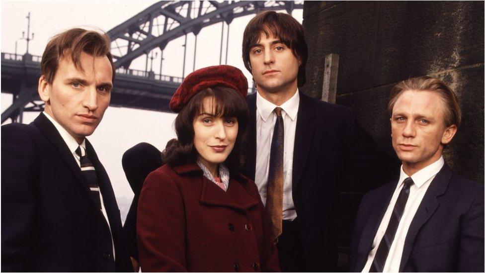 Christopher Eccleston, Gina McKee, Mark Strong and Daniel Craig in Our Friends in the North