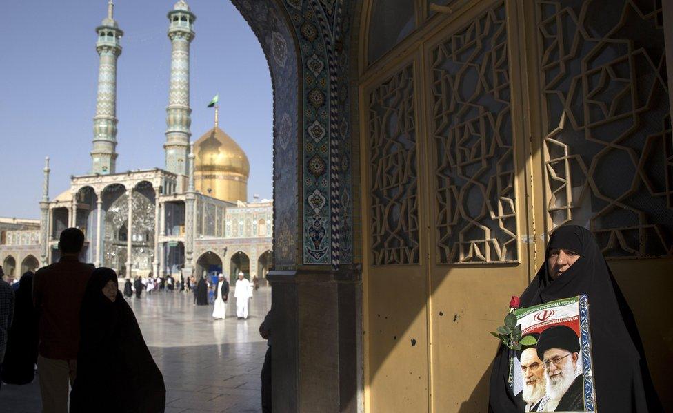 Iranians vote in the twelfth presidential election on May 19, 2017 in the city of Qom, south of the capital Tehran, Iran