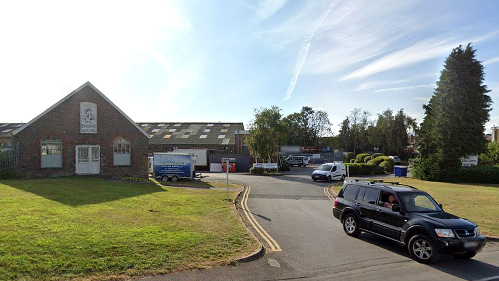 Entrance to the industrial estate where East Bristol Auctions Ltd is found