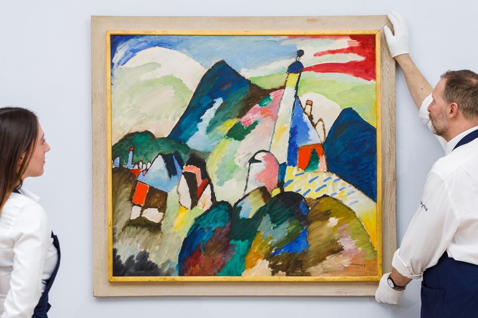 Kandinsky's painting 'Murnau mit Kirche II'