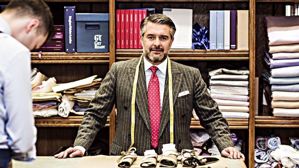 William Skinner, managing director of tailor Dege & Skinner