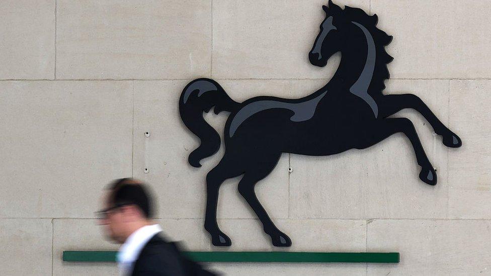 Lloyds' black horse logo