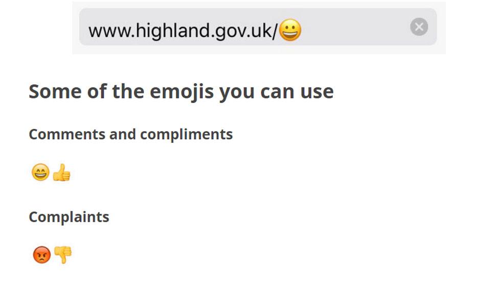 Highland Council emojis