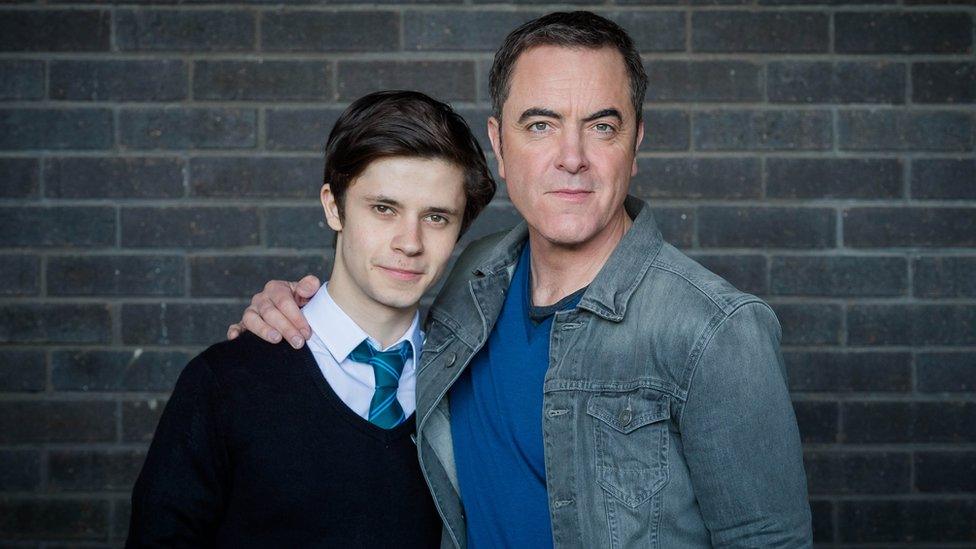 James Nesbitt and Cel Spellman in Cold Feet