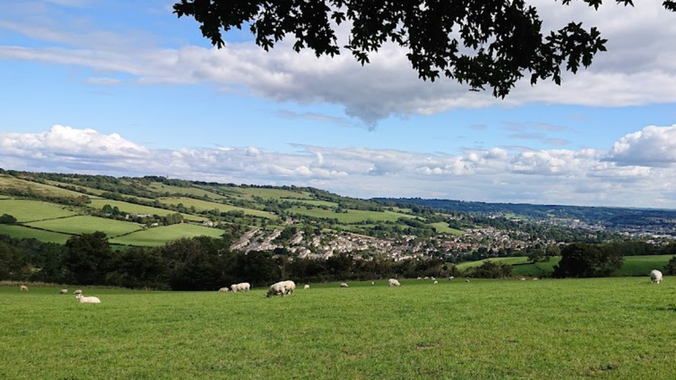 View from Bath Racecourse