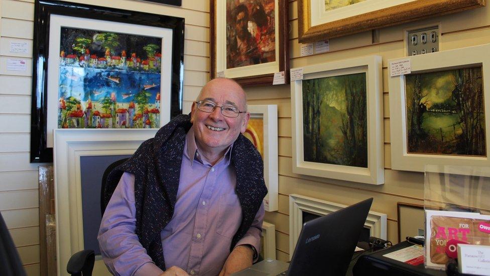 Michael Hughes, owner of Portstewart Galleries