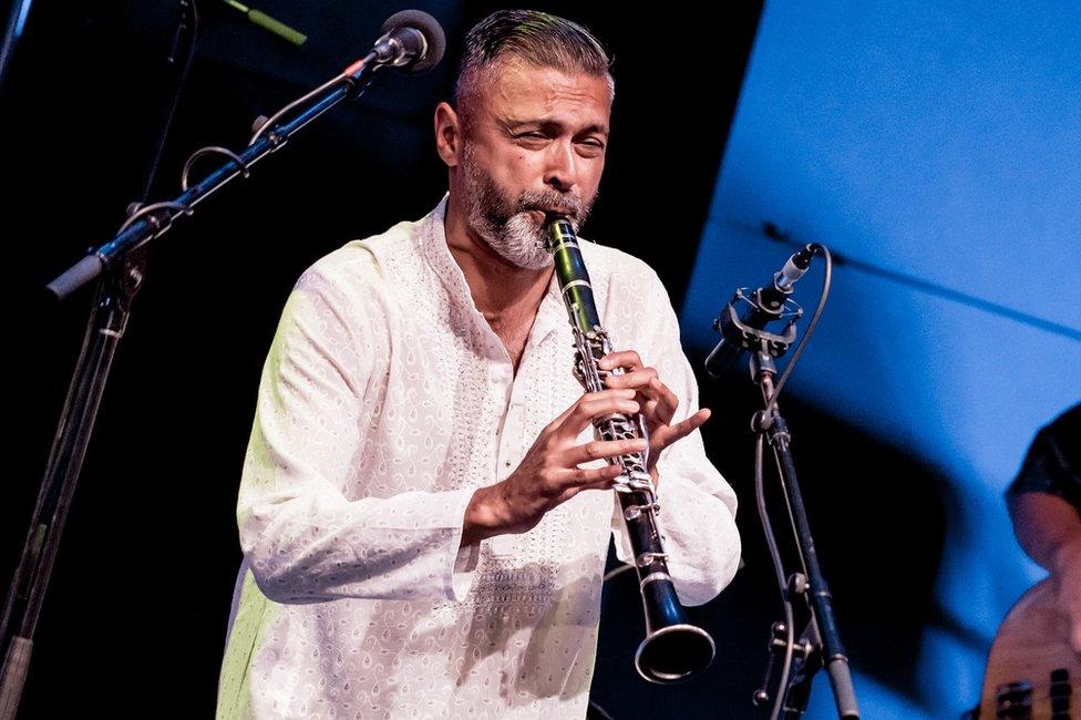 Clarinettist Arun Ghosh