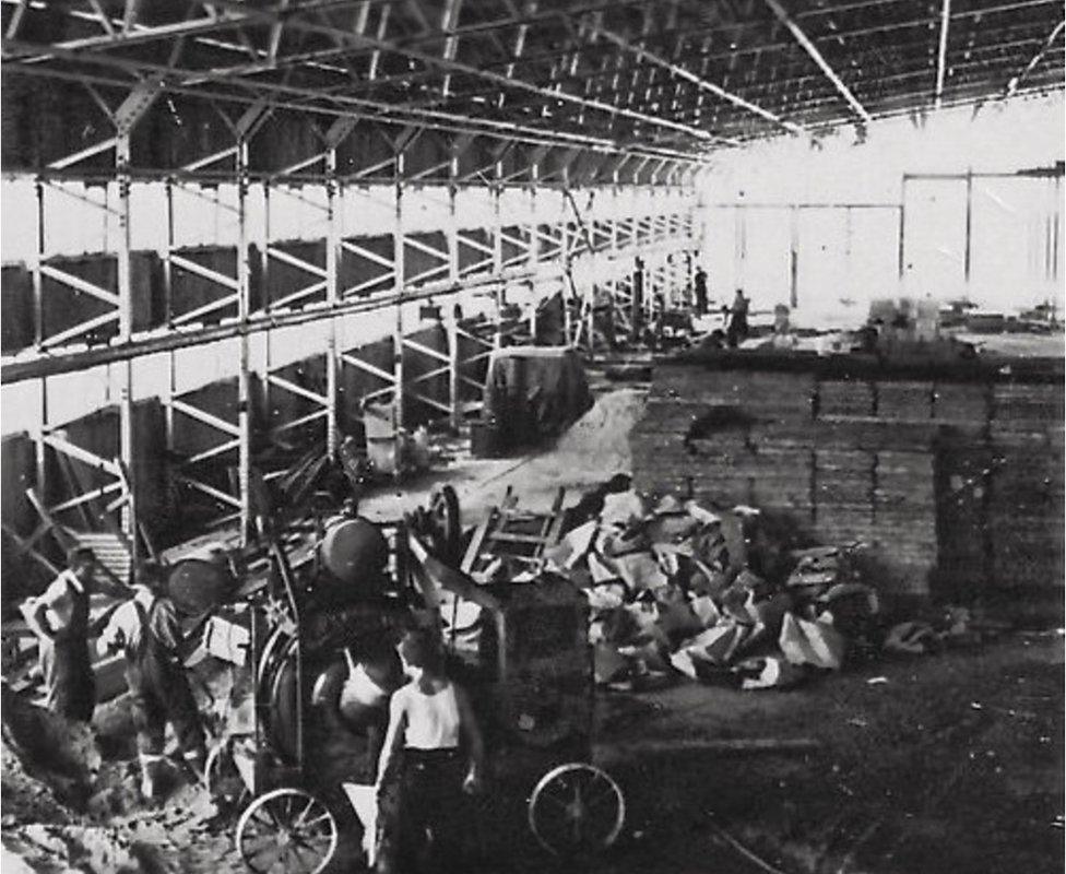 Construction of a hangar at RNAS Culdrose