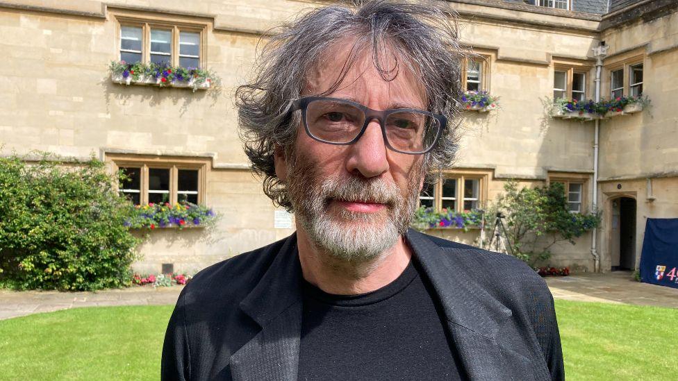 Neil Gaiman pictured in June 2024