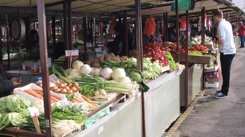 produce in the local market