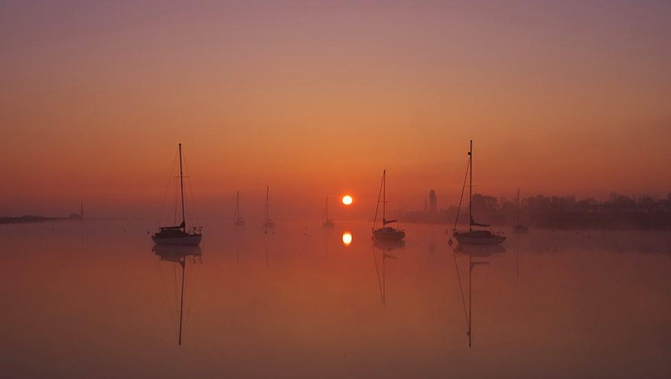 Sunrise on the River Crouch