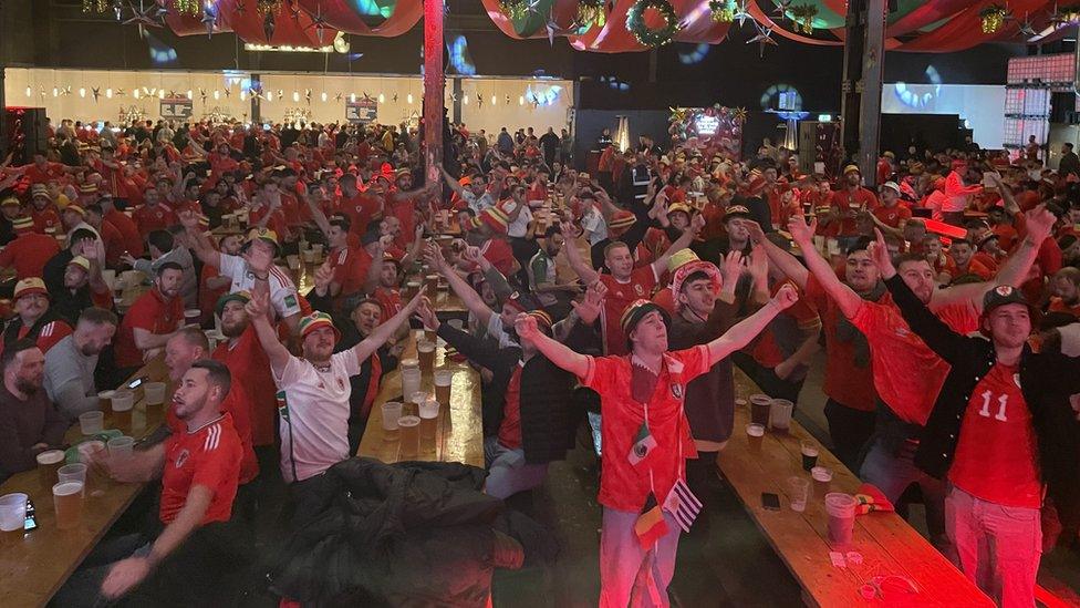 Wales supporters