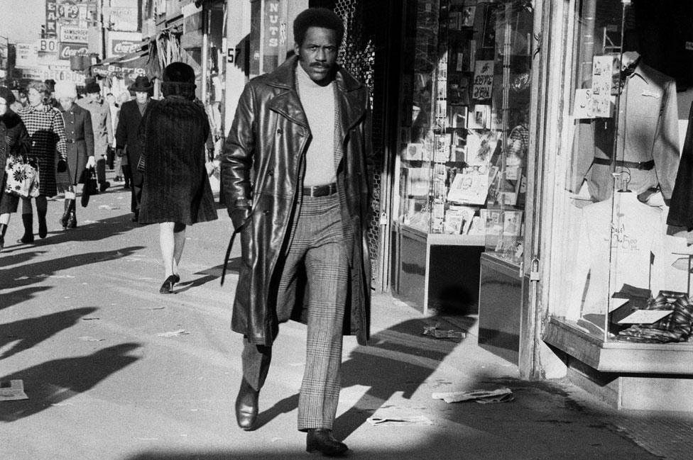 Richard Roundtree in seminal blaxploitation crime drama Shaft