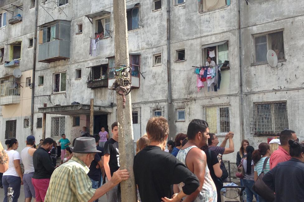 Roma housing in Bucharest