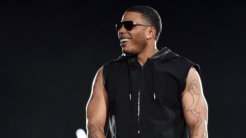 Nelly performs at the Mandalay Bay Events Center in Las Vegas, Nevada