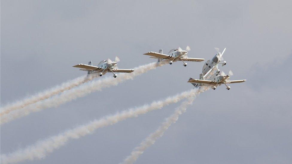 Team raven at Duxford summer air show