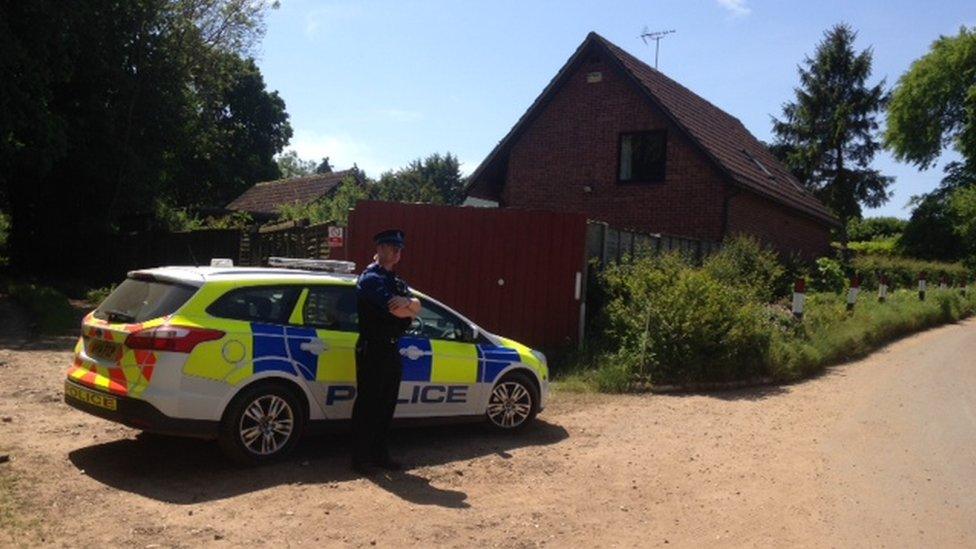Police in Weybread