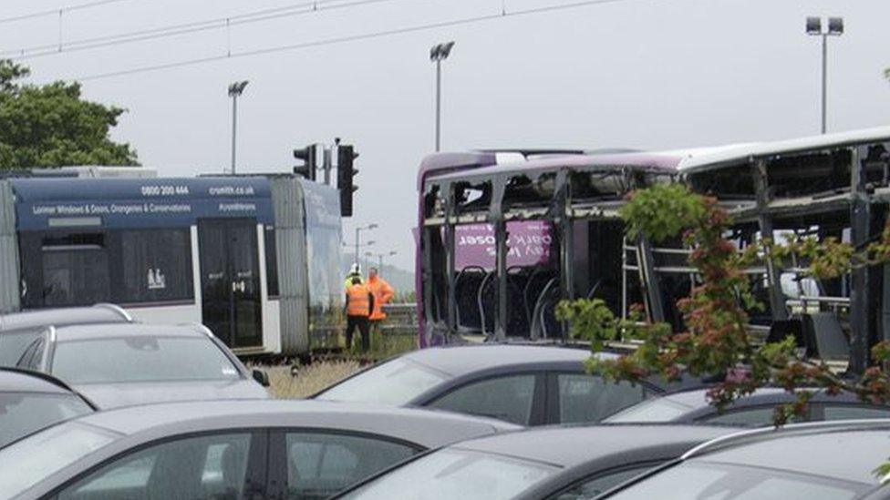 tram/bus crash