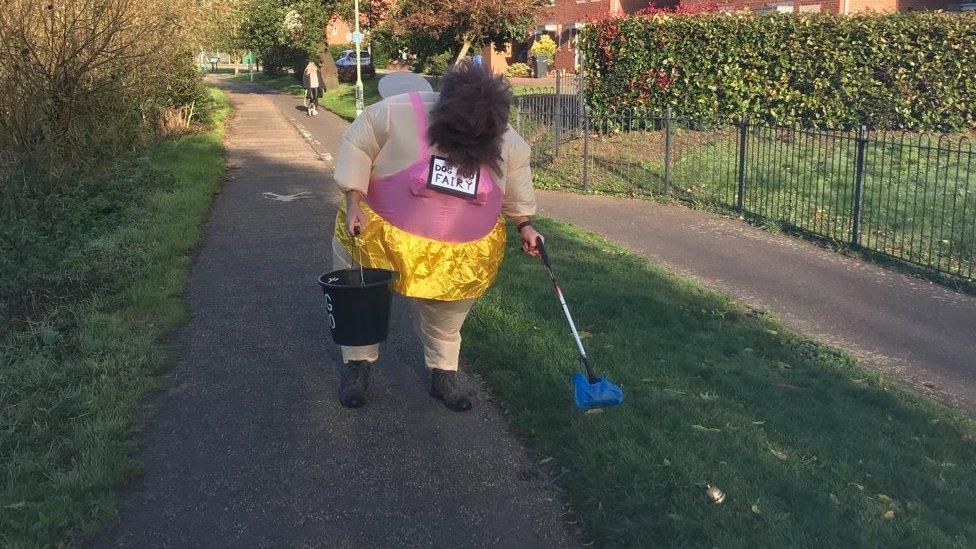 Jason Alexander dressed a a fairy