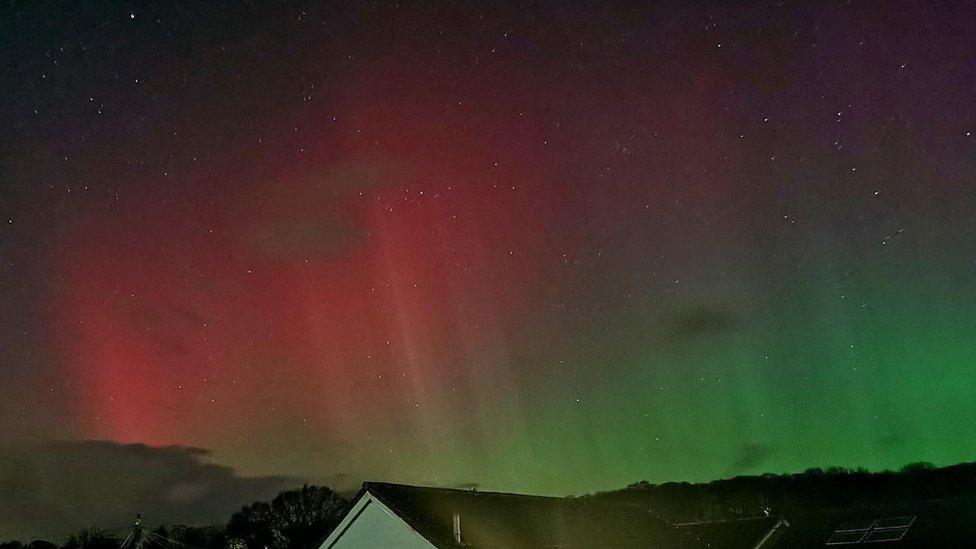 Northern Lights near Otley