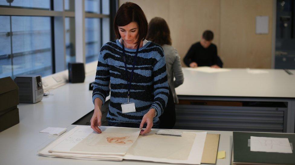 A paper conservator at the British Museum