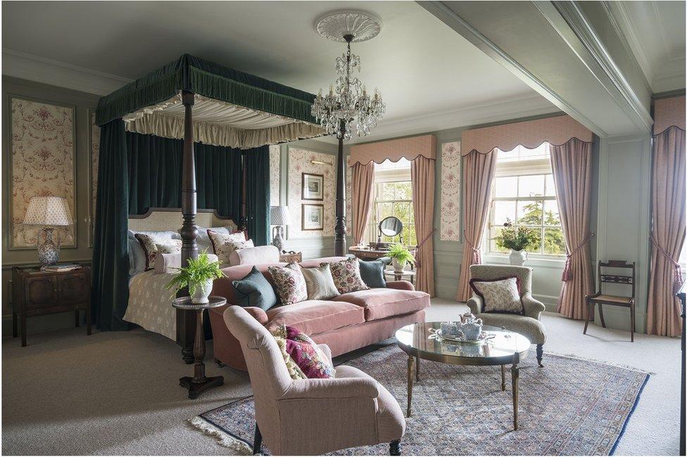 A suite at the Gleneagles Hotel