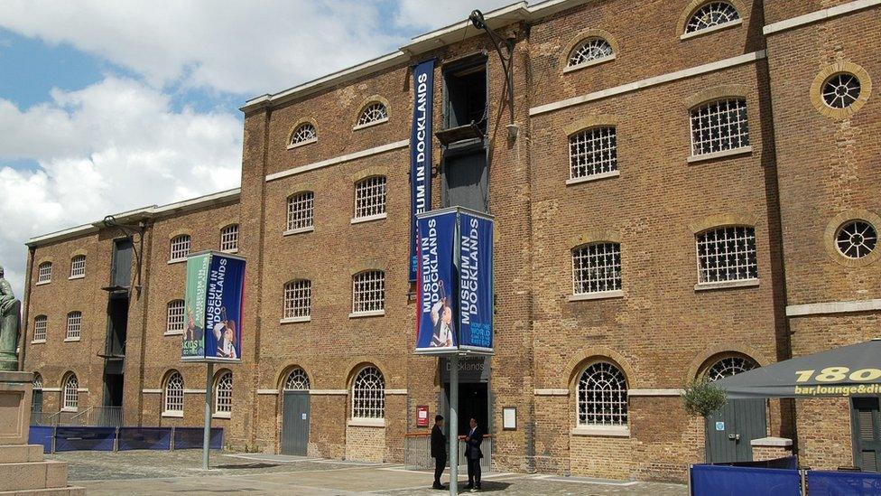 Exterior of Museum of London Docklands