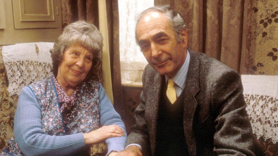 Lou Beale and Doctor Legg in EastEnders in 1987