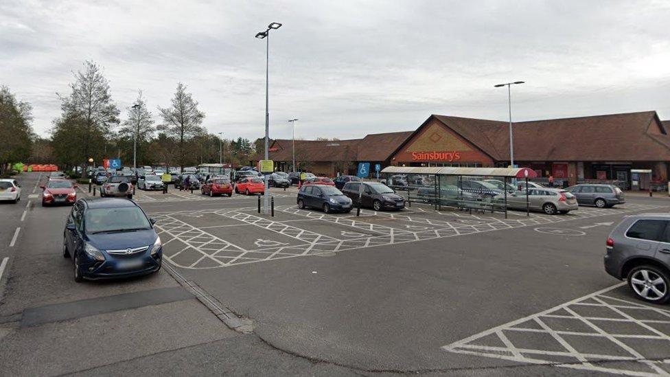 Sainsbury's car park