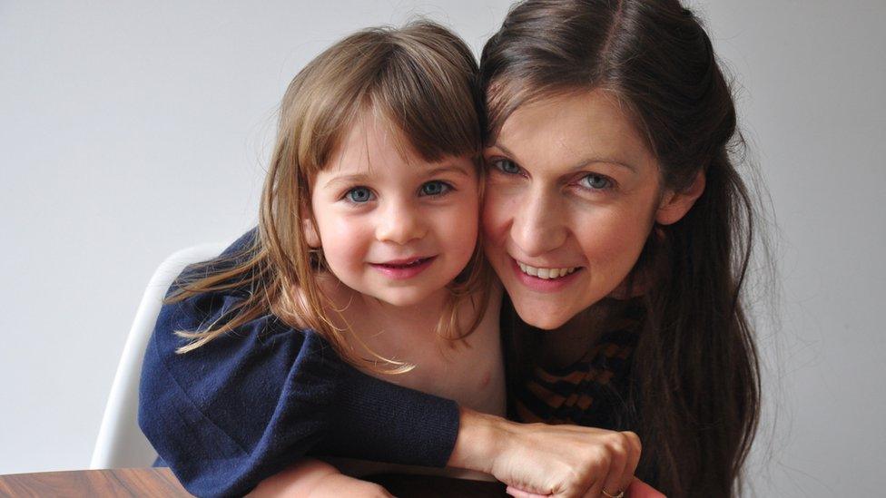 Lisa Foster and her daughter Ruby