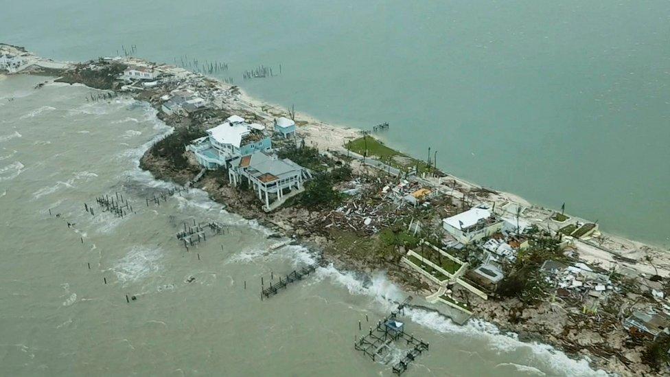 Devastation on the Abaco Islands