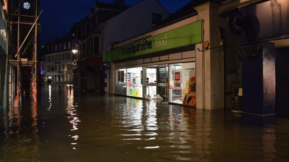 Looe flooding