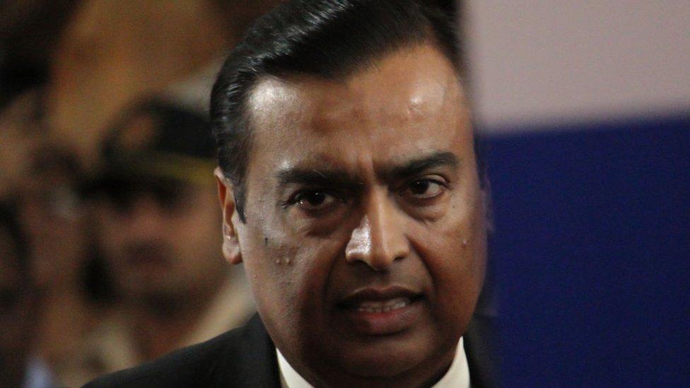 Chairman and Managing Director of Reliance Industries Mukesh Ambani