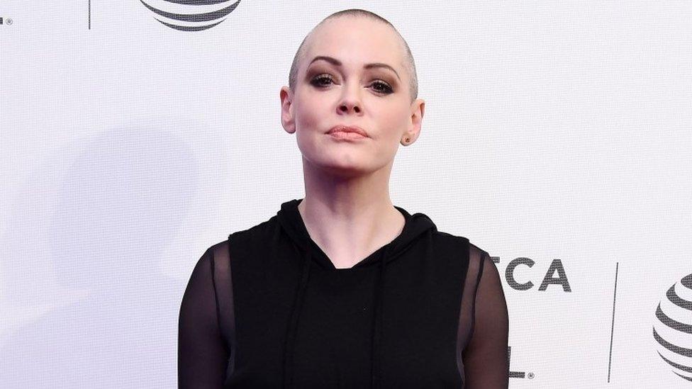 Actor Rose McGowan in 2016