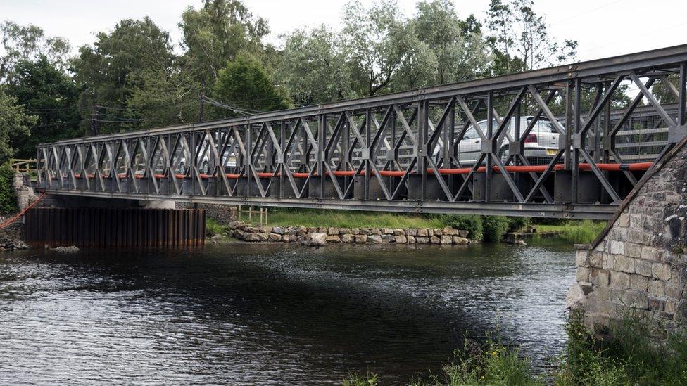 Temporary Pooley Bridge