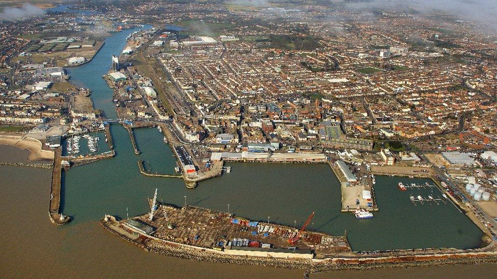 Lowestoft aerial view