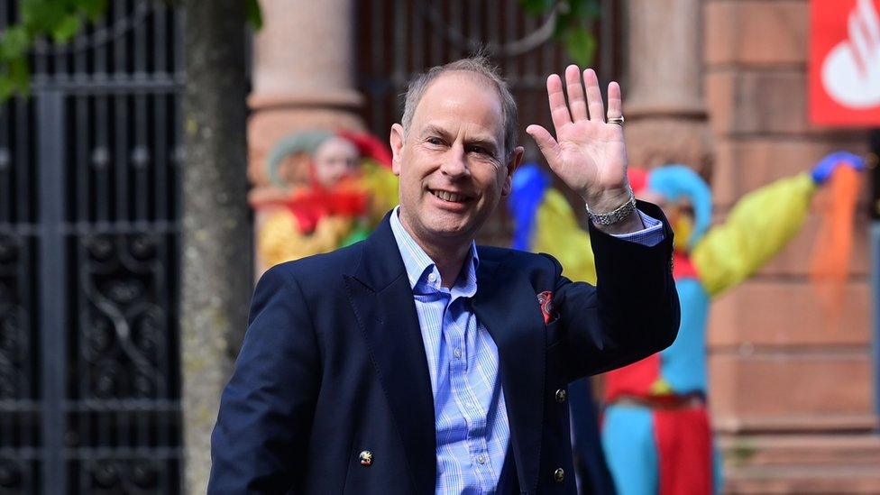 Prince Edward in Belfast